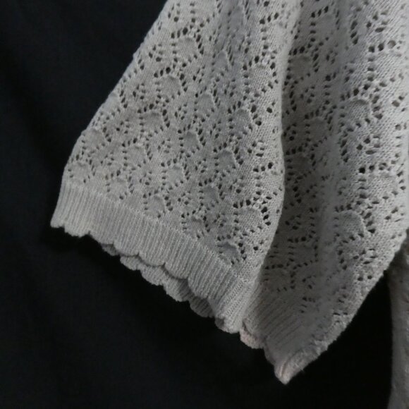 JESSICA - Petite | large (14-16) 16P | Elegant Crochet Cardigan | Single Button - Picture 6 of 16